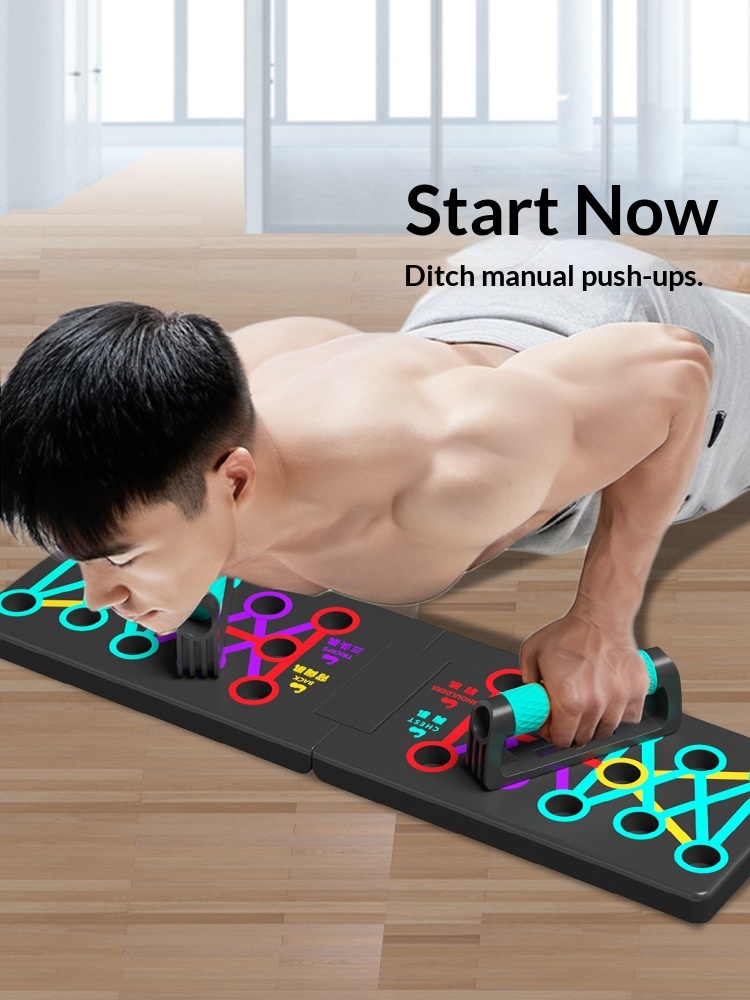 Push Up Board Foldable Multi Function - Planche d'entraînement push-up non pliable, support
