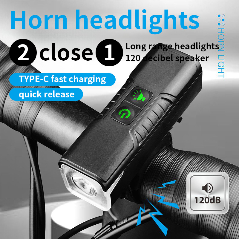 Rechargeable Bicycle Headlight 1000 Lumen - Lampe avant pour vélo ESLNF, 1000