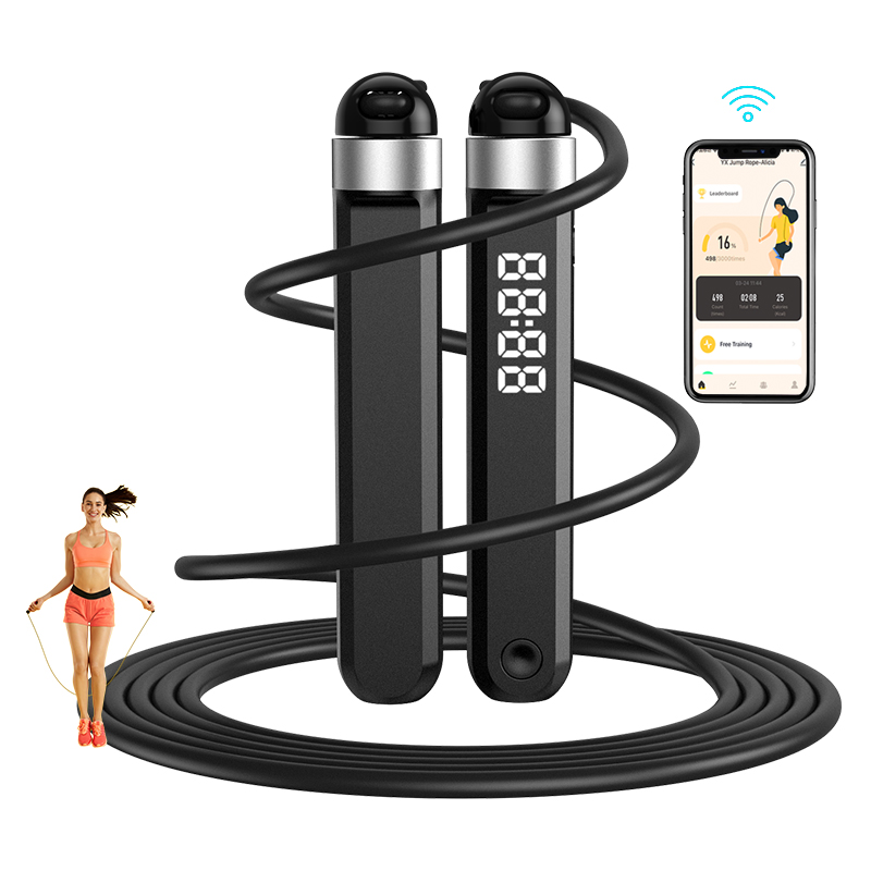 Smart Jump Rope Digital Counter - Compteur de calories sans fil Sdk,