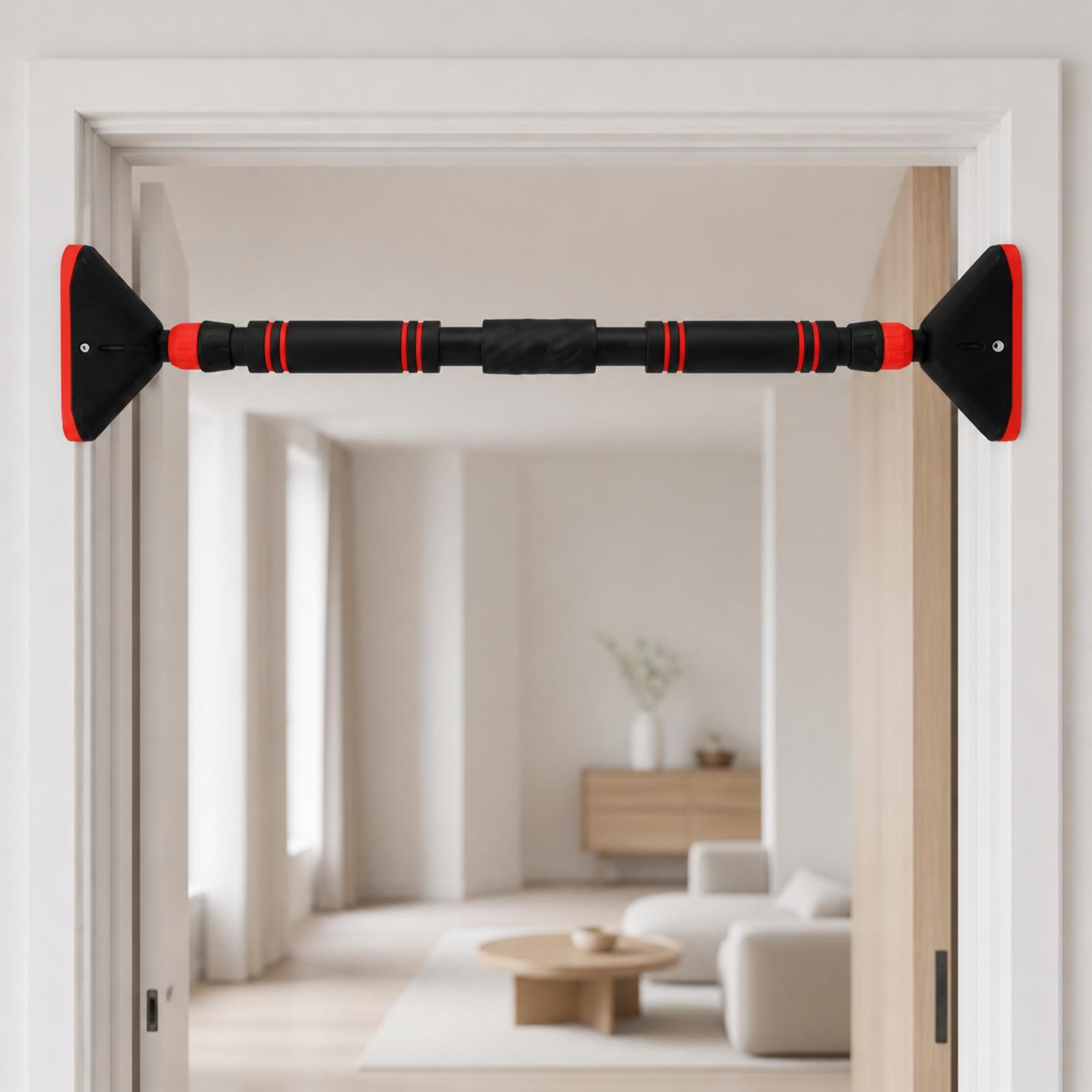 Door Pull Up Bar No Screw - Barre de traction réglable pour porte,
