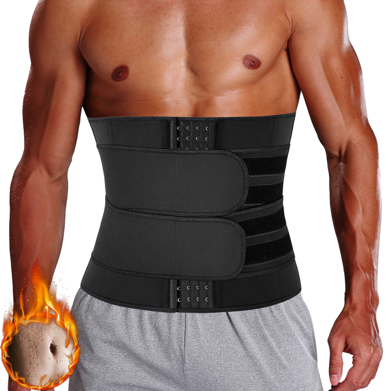 Sweat Waist Trainer Belt Neoprene - Corset d'Entraînement en Néoprène pour Homme,