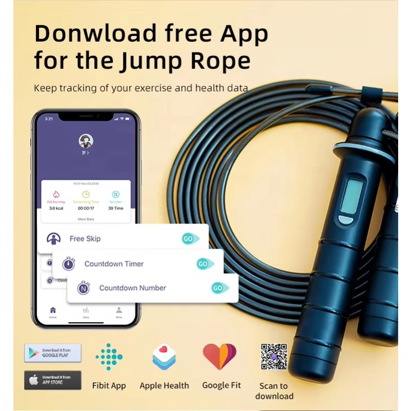Vente en gros, compteur de cal - Smart Jump Rope Digital Counter avis et prix