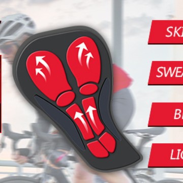 Shorts de cyclisme respirants  - Padded Cycling Shorts 5D Gel avis et prix