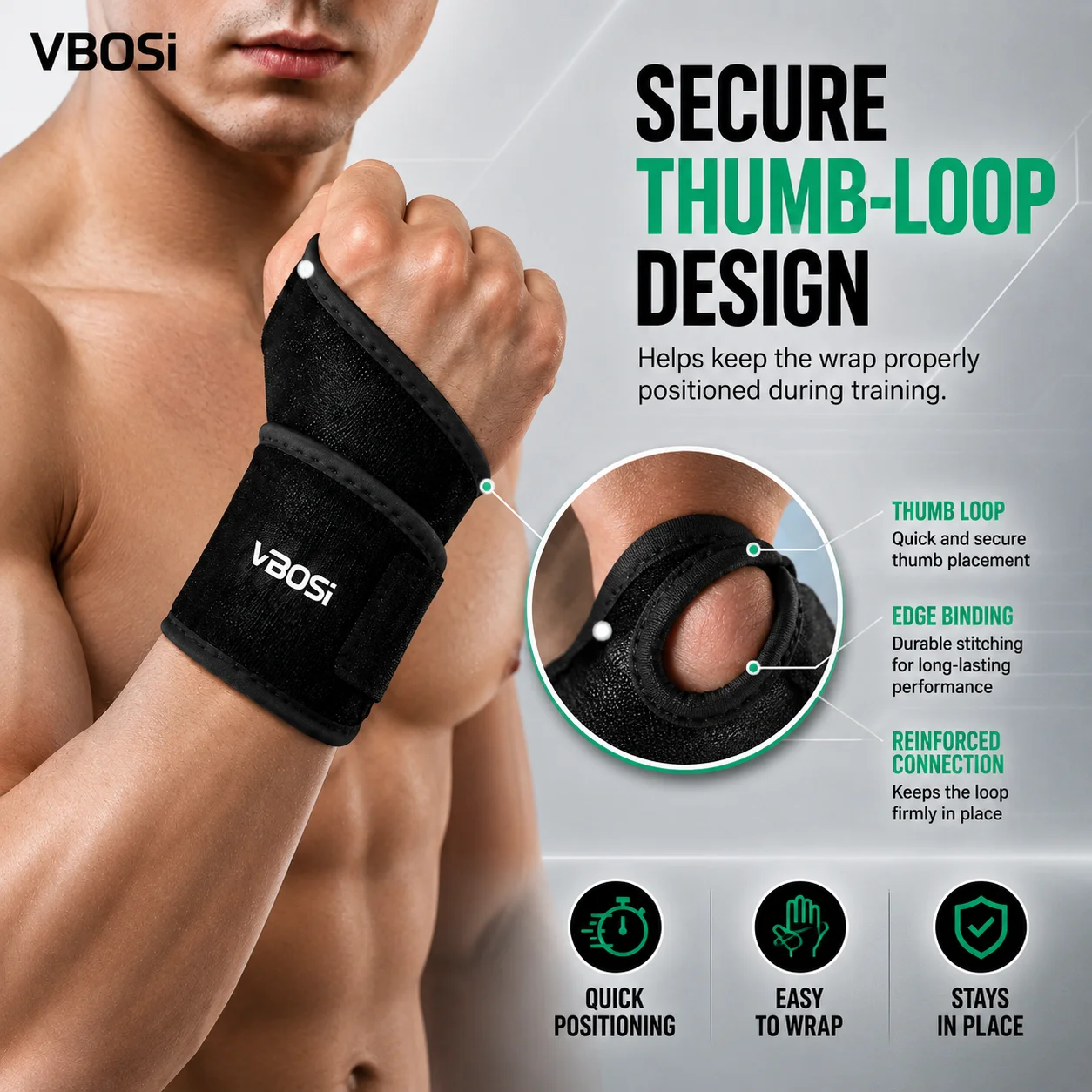 Attelle de soutien réglable VB - Wrist Wraps Weightlifting Support avis et prix