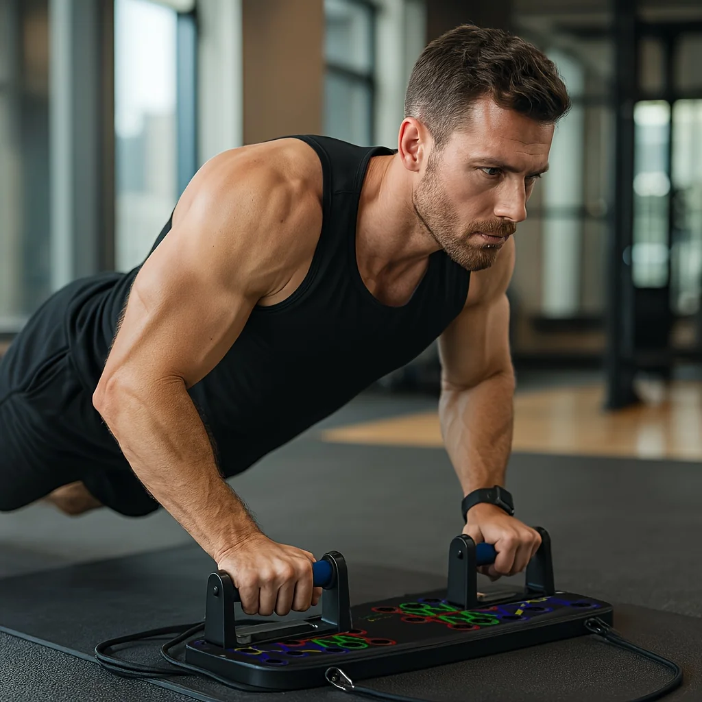 1 pièce : planche de pompes pl - Push Up Board Foldable Multi Function avis et prix