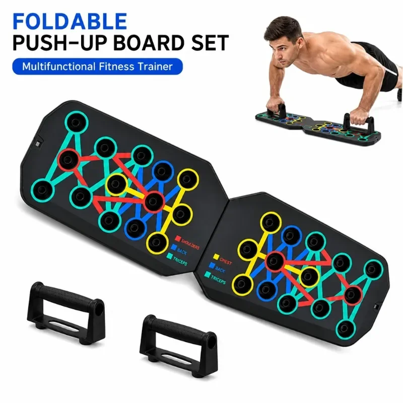 1 pièce : planche de pompes pl - Push Up Board Foldable Multi Function avis et prix