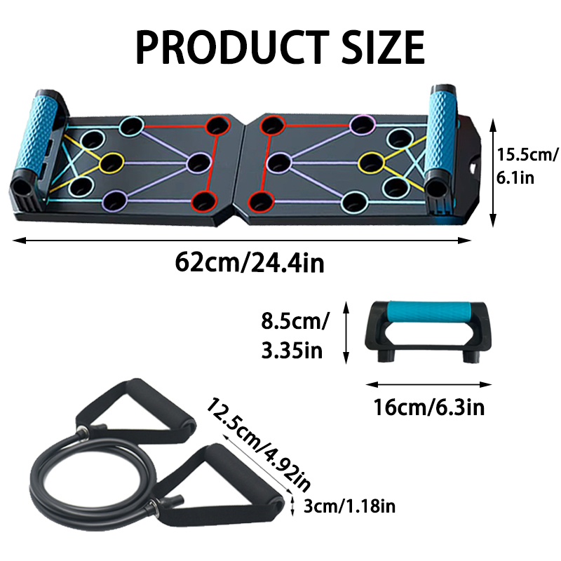Ensemble de planches de muscul - Push Up Board Foldable Multi Function avis et prix