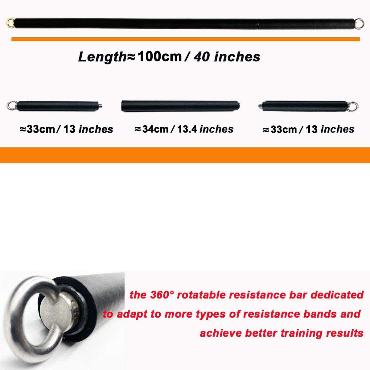 Bande élastique de résistance  - Pilates Bar Kit With Resistance Bands avis et prix